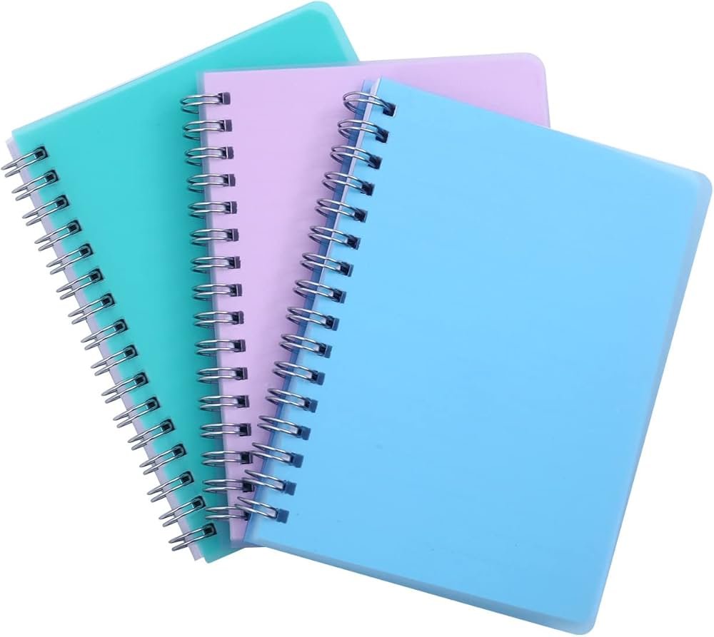 Spiral Notebook,3 Pack Small Notebook 4.3"X 5.7