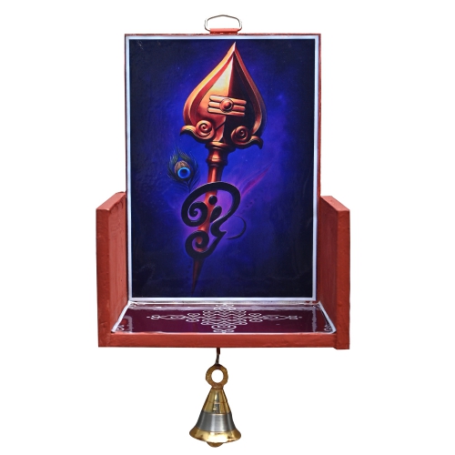 Handmade Murugan Vel Mada Vilakku Stand for Home (PACK OF 1)
